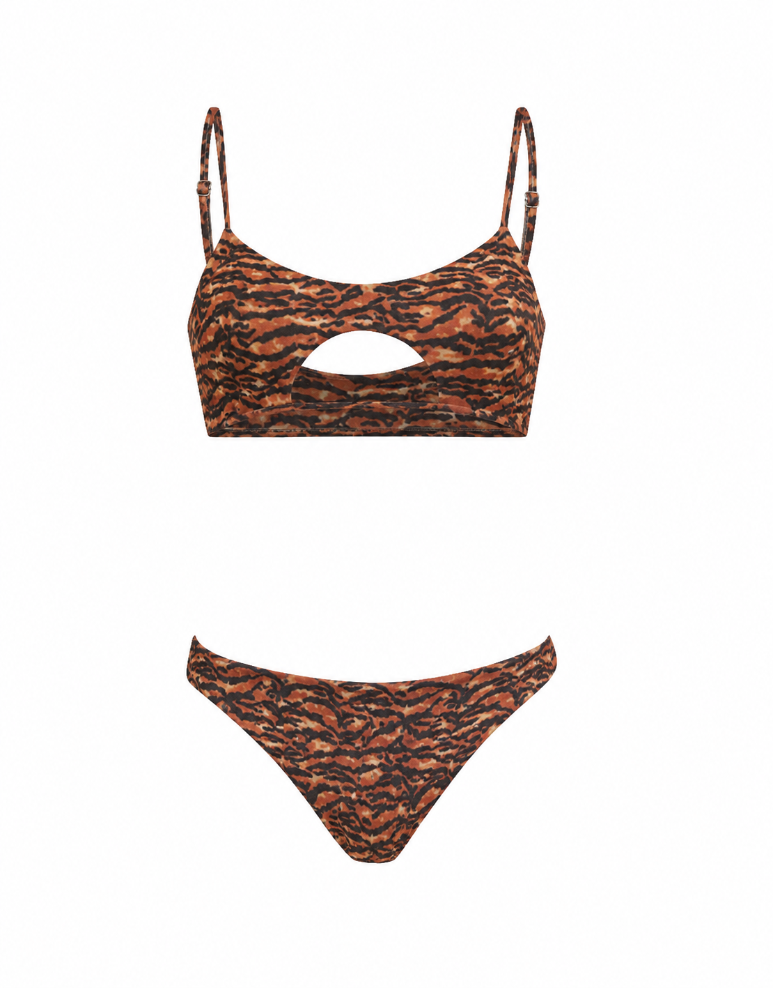 Bikini Margherita Zebrato Marrone