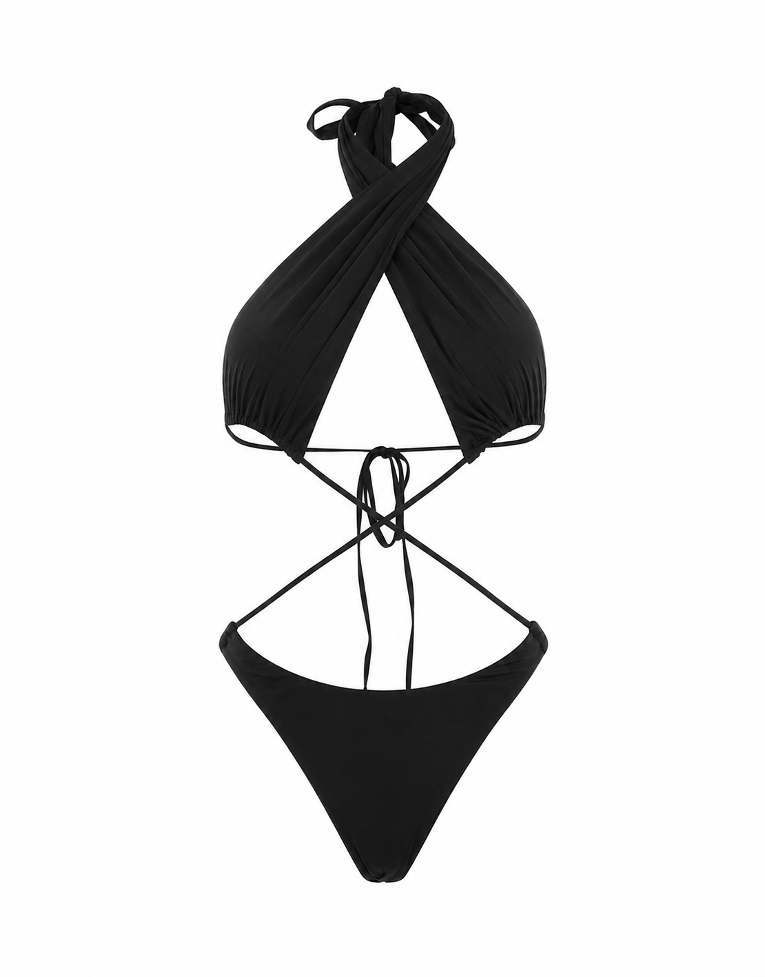 Costume Intero Azzurra Nero