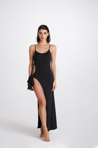 Vestito con Fiocco Nero