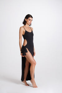 Vestito con Fiocco Nero