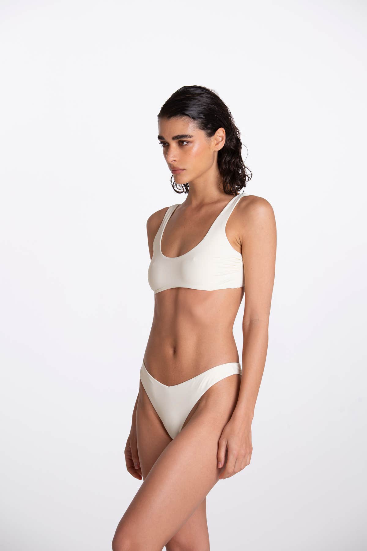 Allegra Ivory Bandeau Bikini