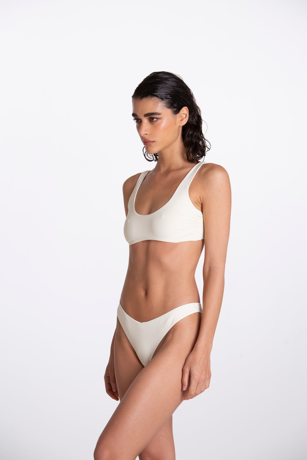 Bikini a fascia Allegra Avorio