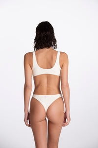 Bikini a fascia Allegra Avorio