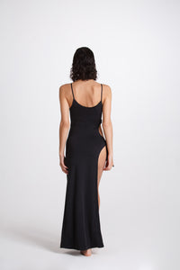 Vestito con Fiocco Nero