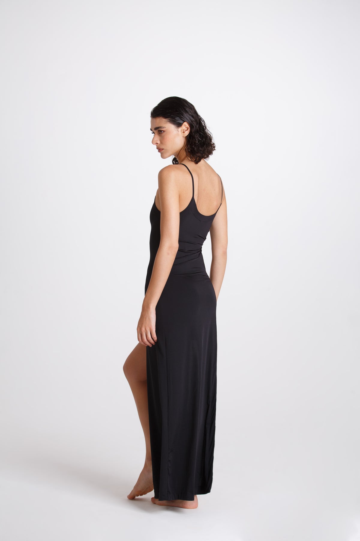 Vestito con Fiocco Nero