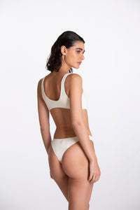 Bikini a fascia Allegra Avorio