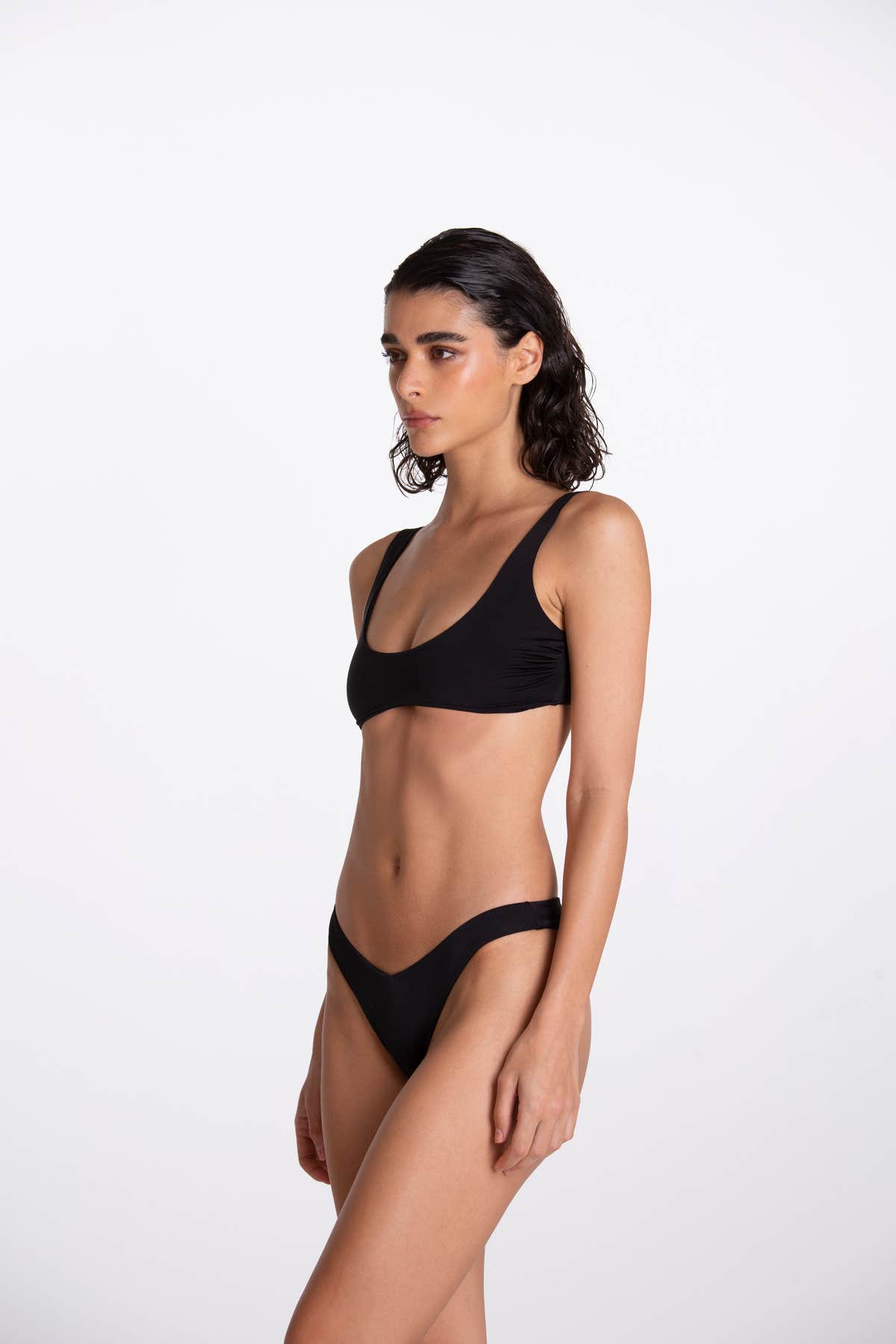 Bikini a fascia Allegra Nero