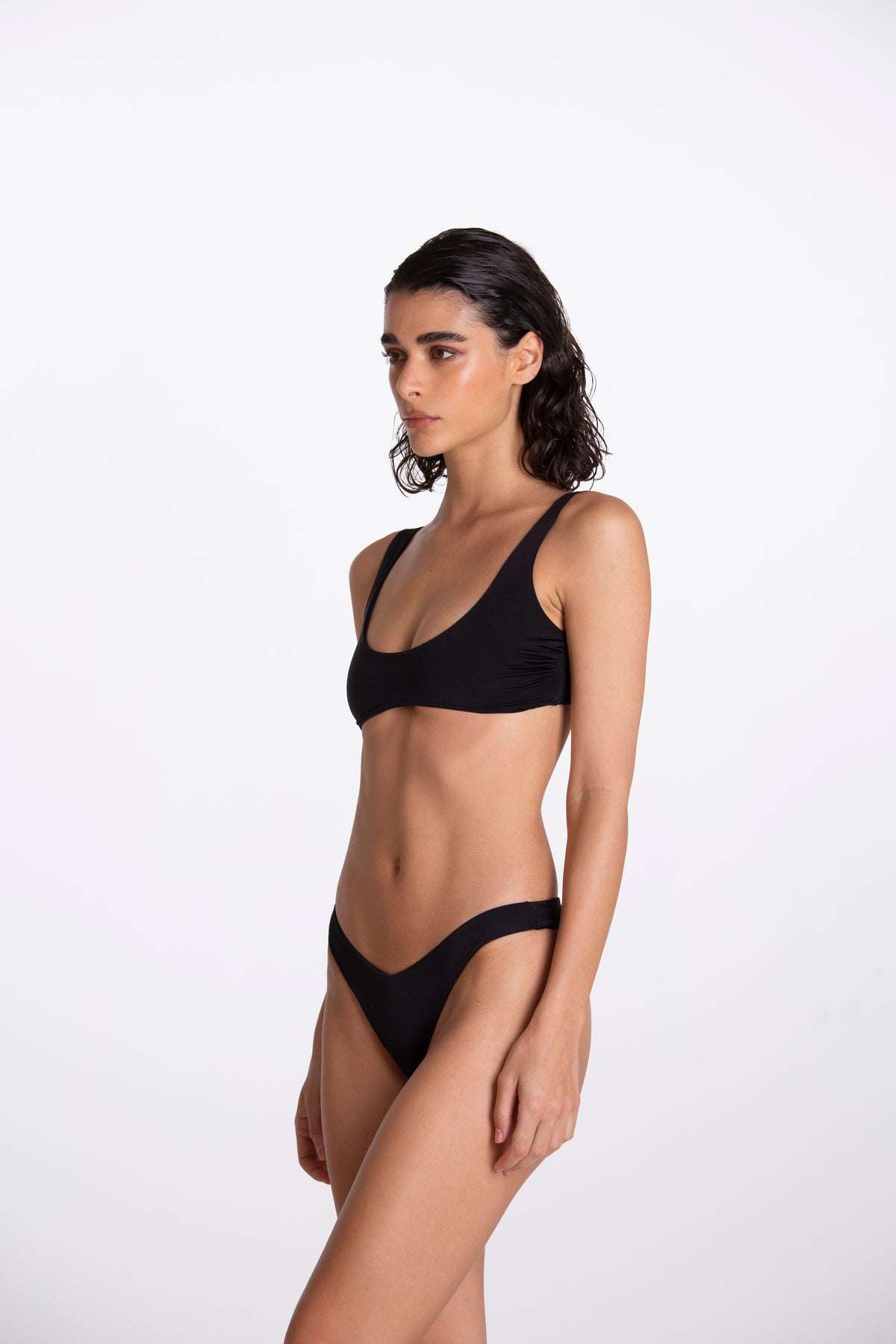Bikini a fascia Allegra Nero