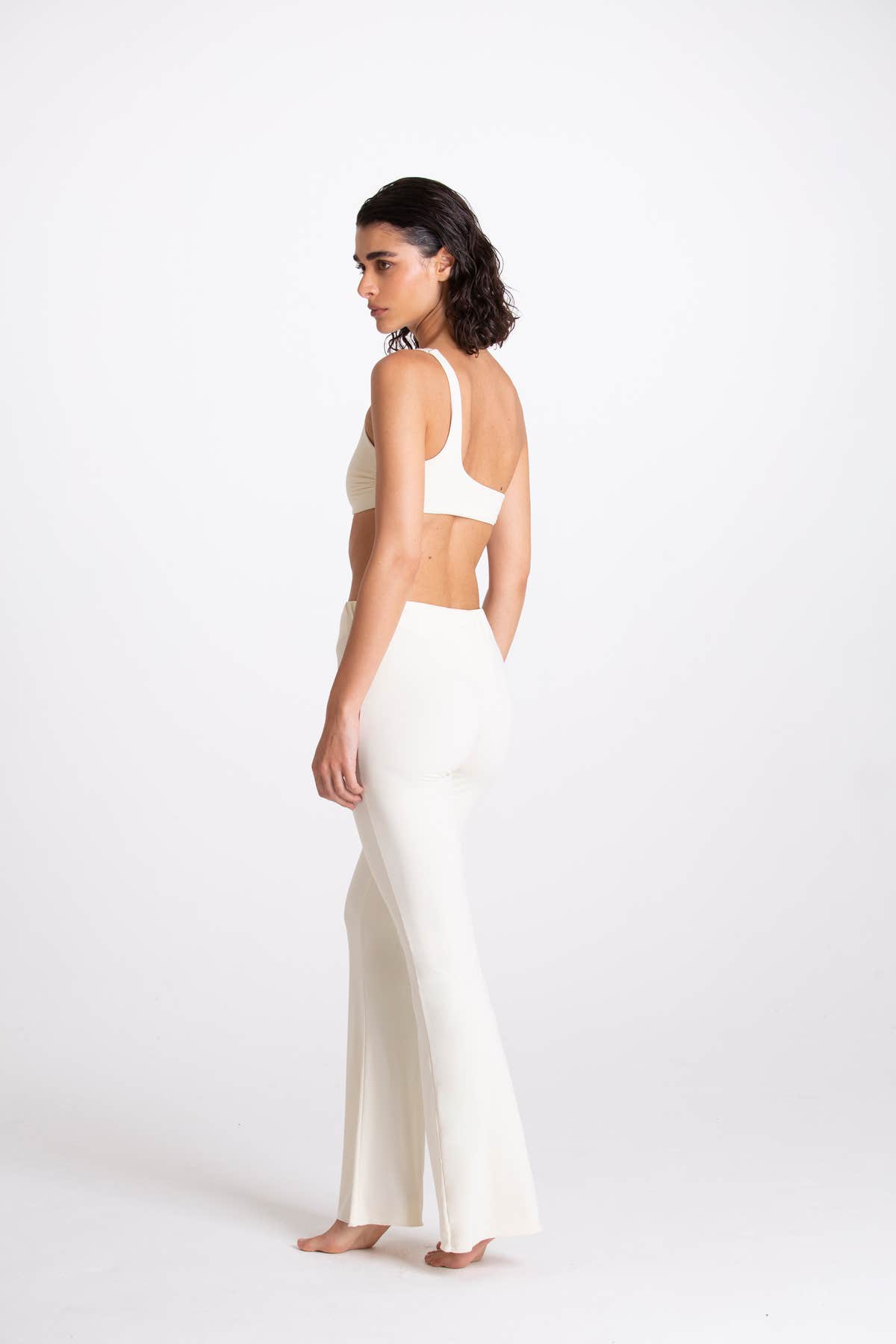 Pantalone Classico Avorio