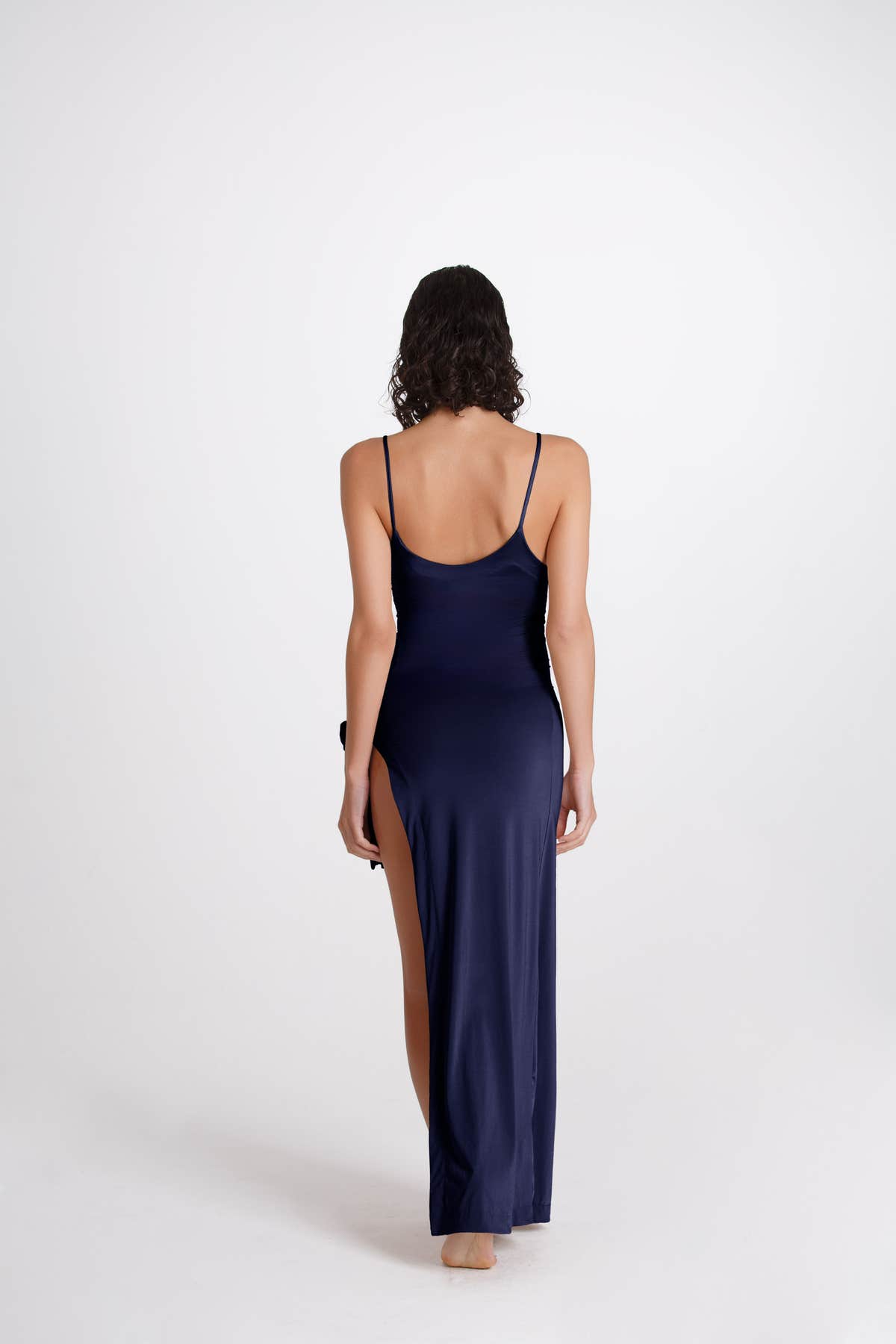 Vestito Lungo Fiocco Mare Blu