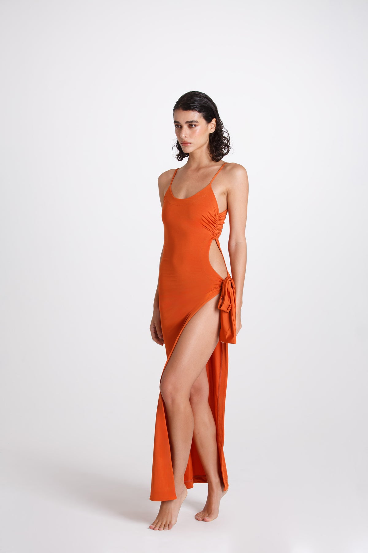 Vestito Lungo Fiocco Ice Tea