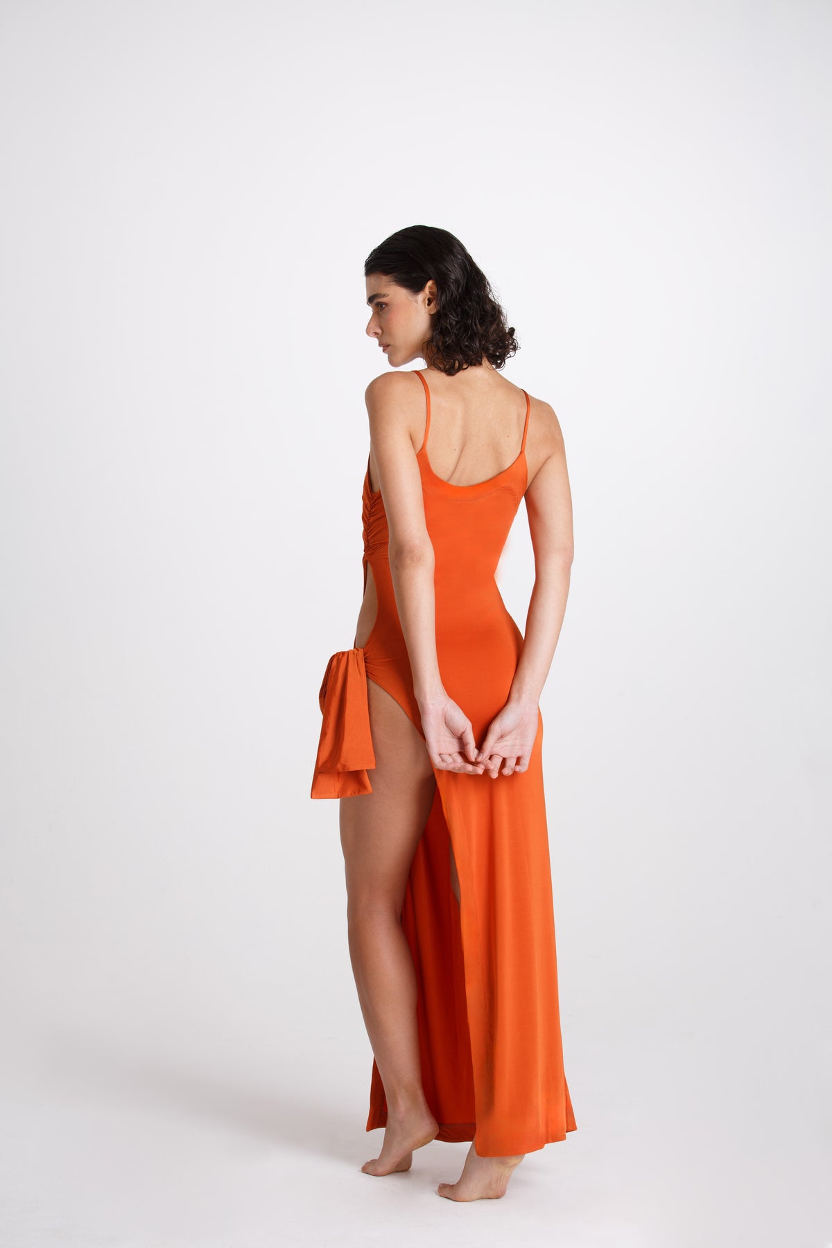 Vestito Lungo Fiocco Ice Tea