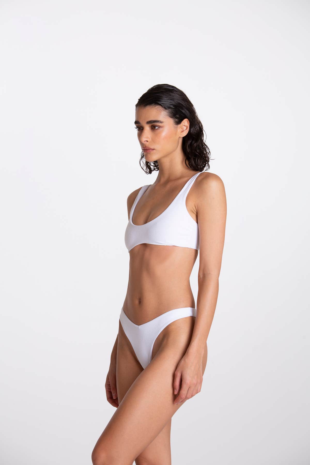 Bikini a fascia Allegra Bianco