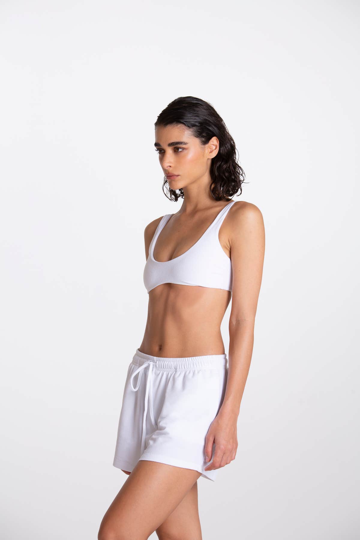 Women's White Shorts