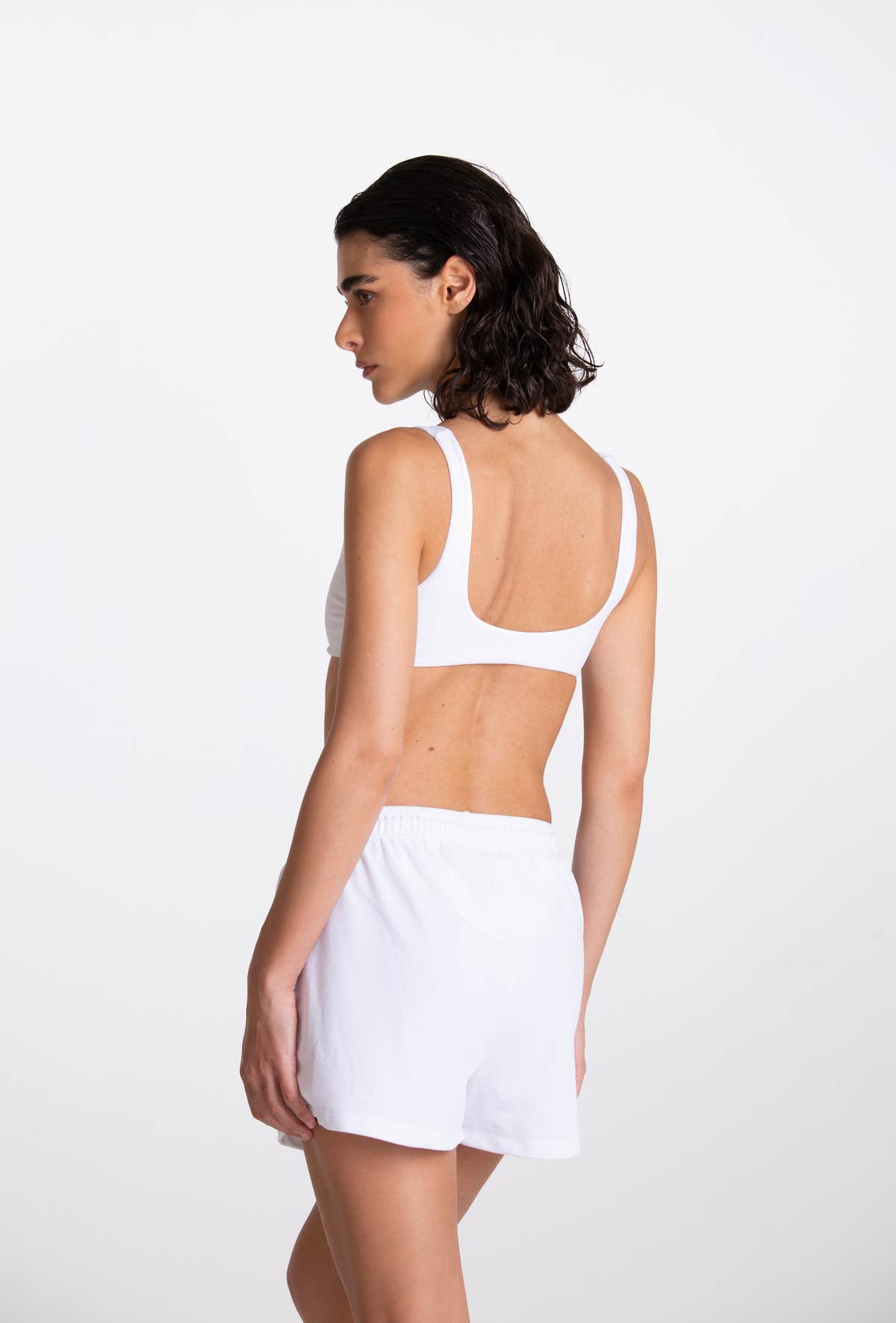 Women's White Shorts