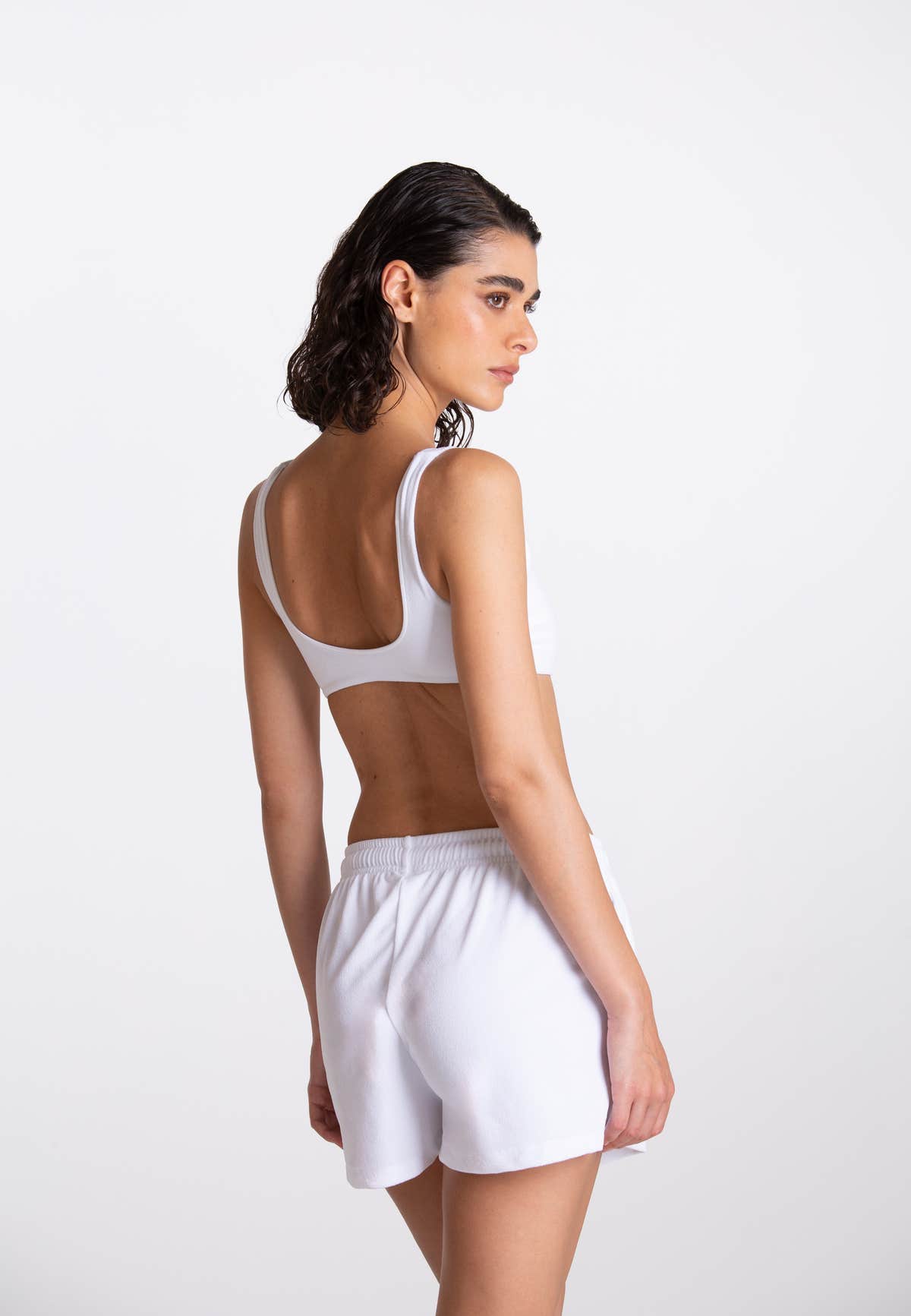 Women's White Shorts