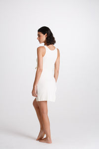 Adjustable Ivory Short Dress