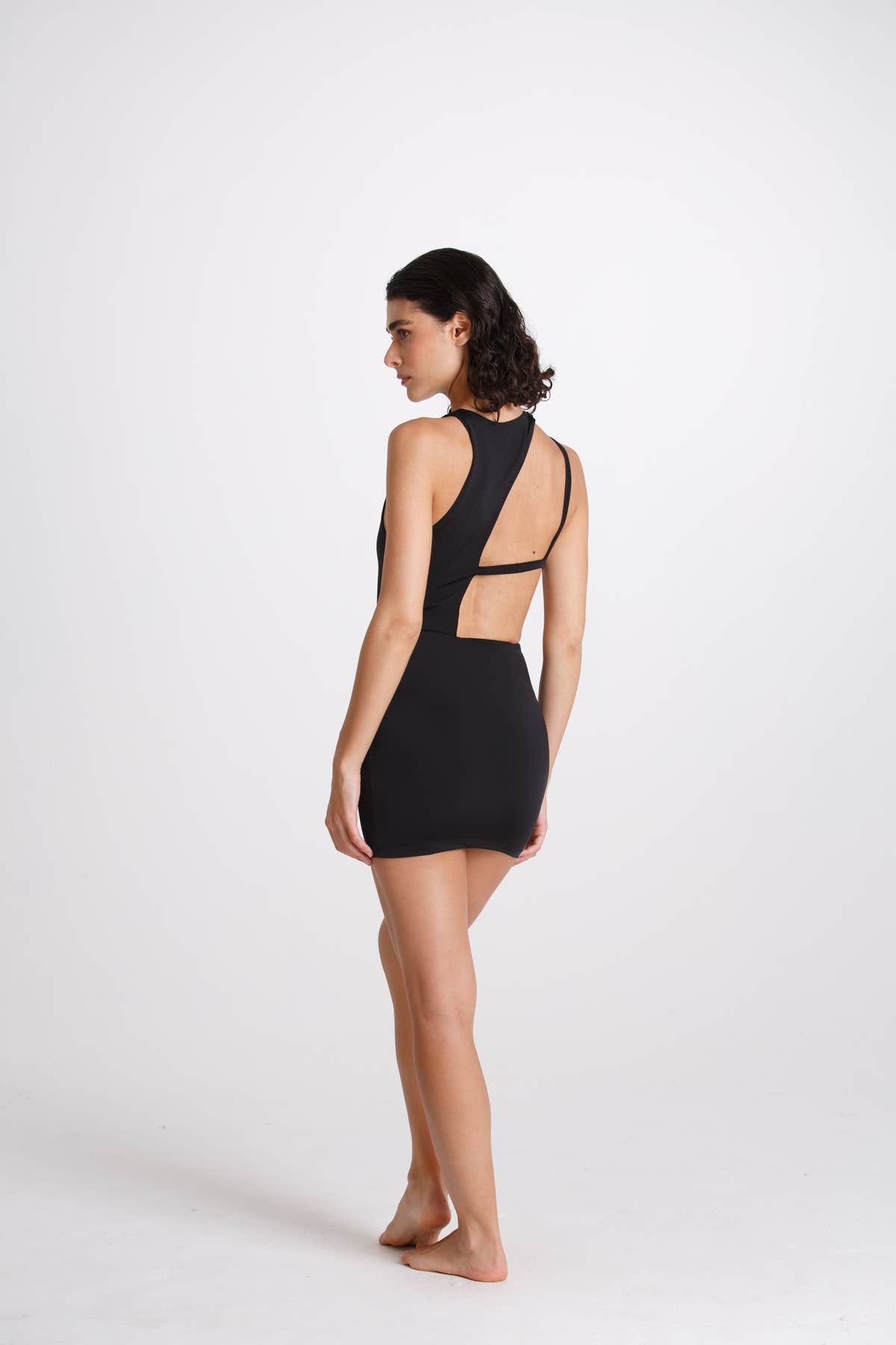 Vestito Corto Michelle Nero
