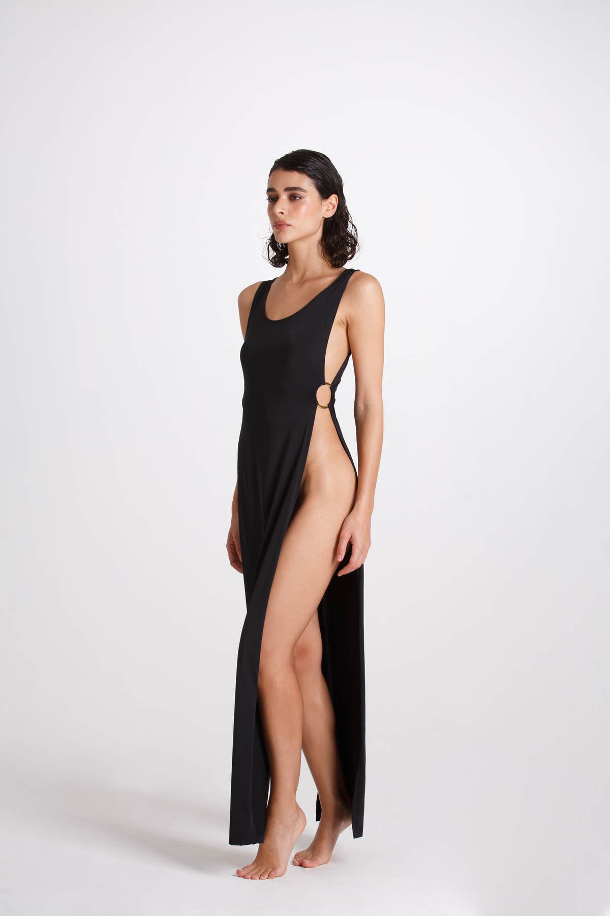 Vestito Lungo Marea Nero