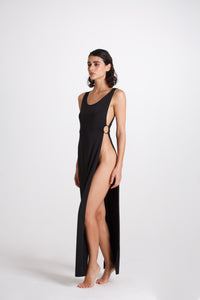 Vestito Lungo Marea Nero