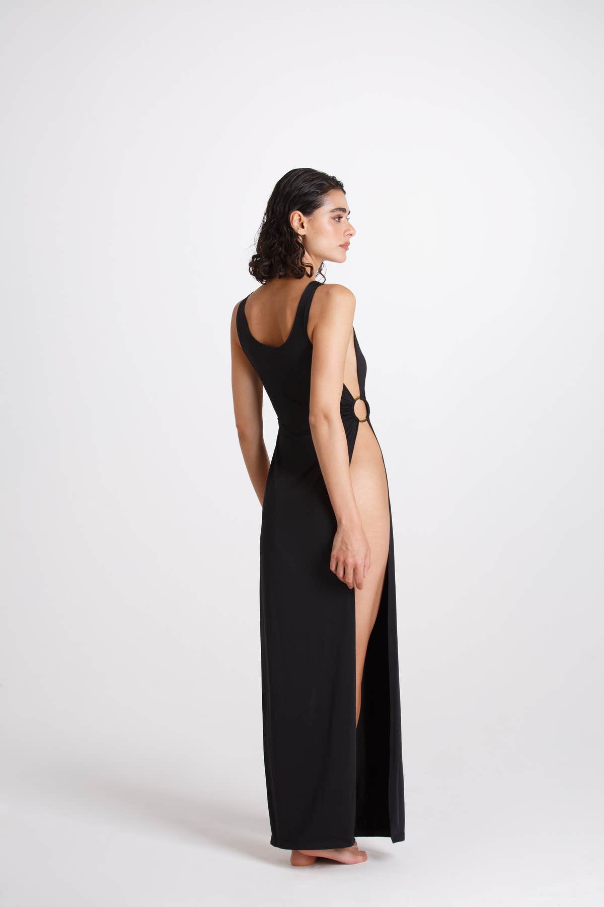 Vestito Lungo Marea Nero