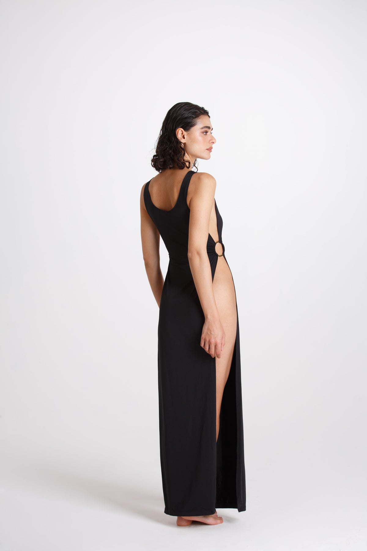 Vestito Lungo Marea Nero