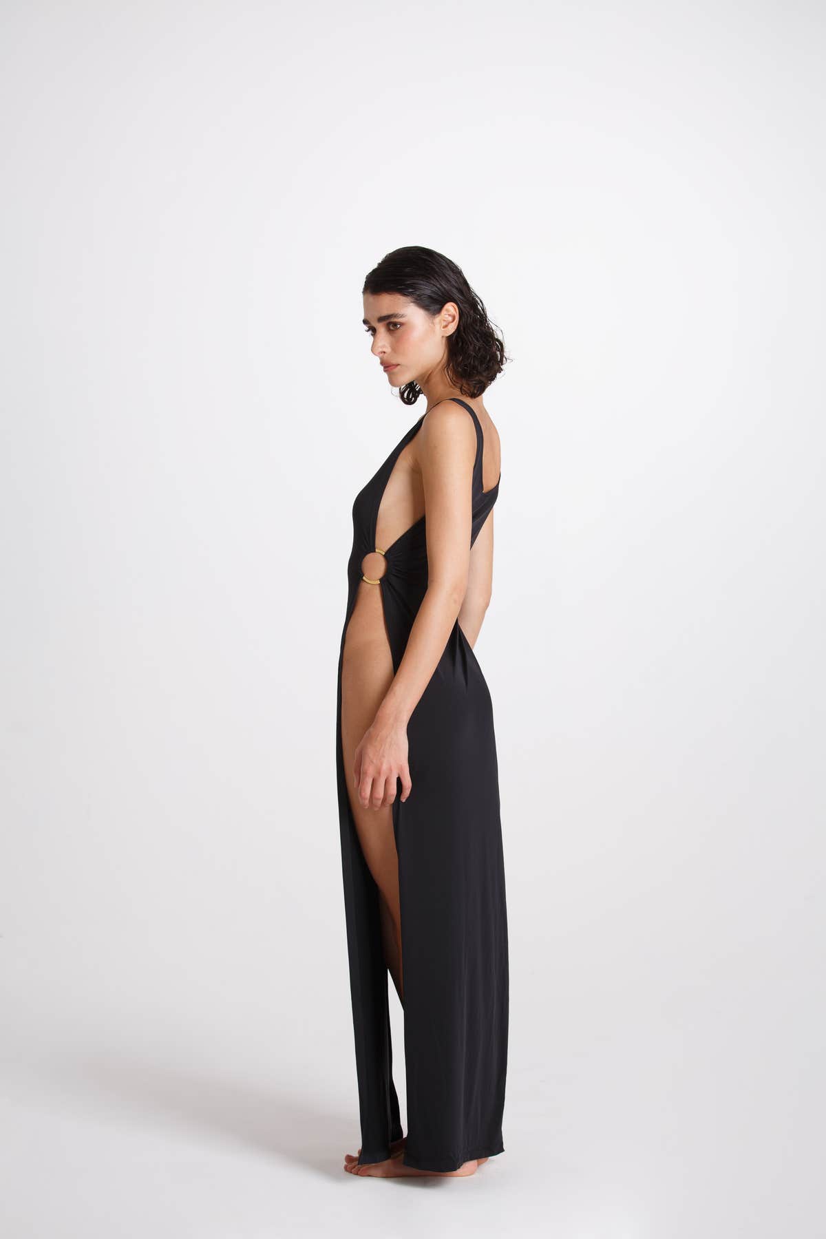 Vestito Lungo Marea Nero