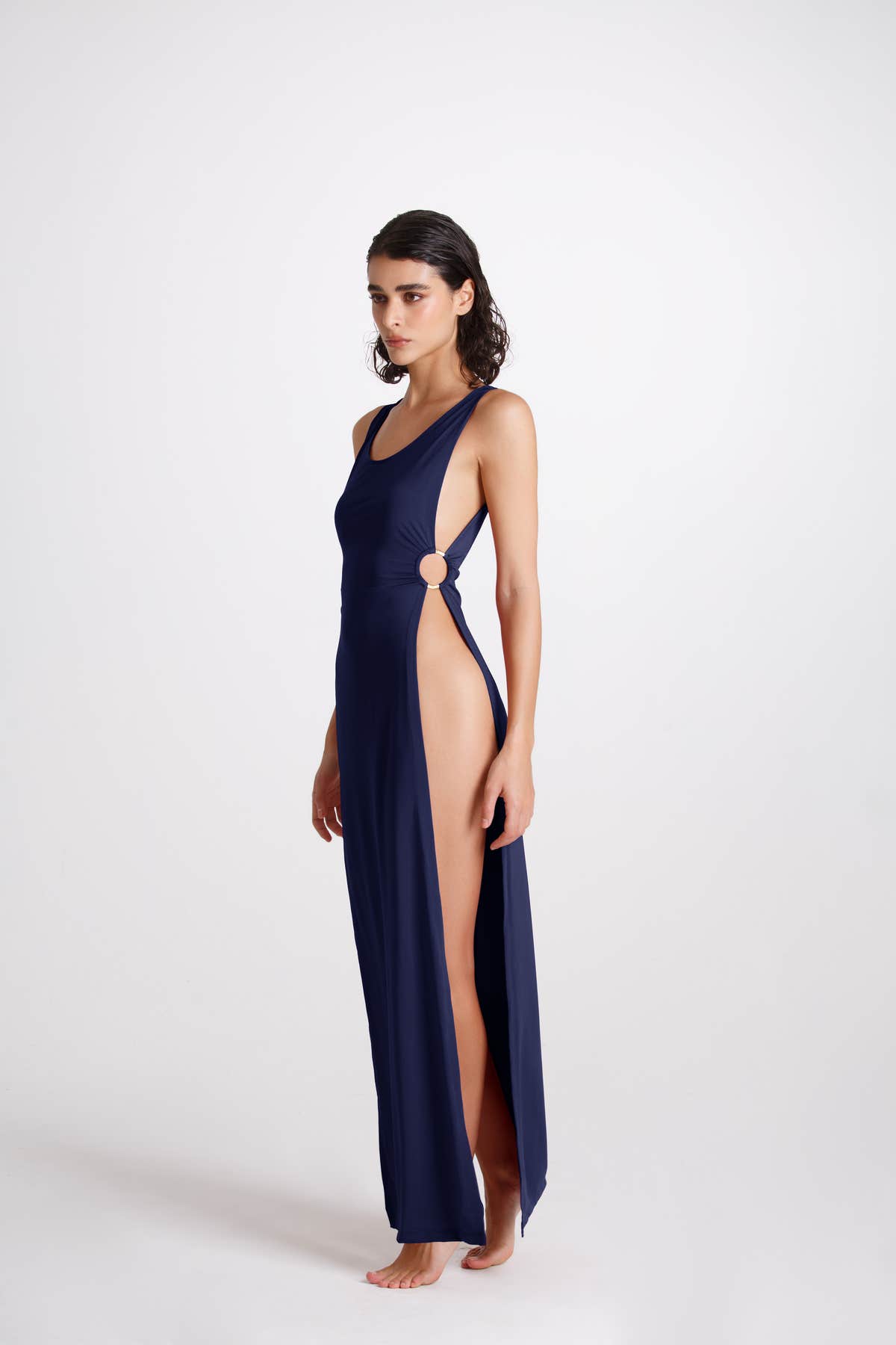 Vestito Lungo Marea Mare Blu