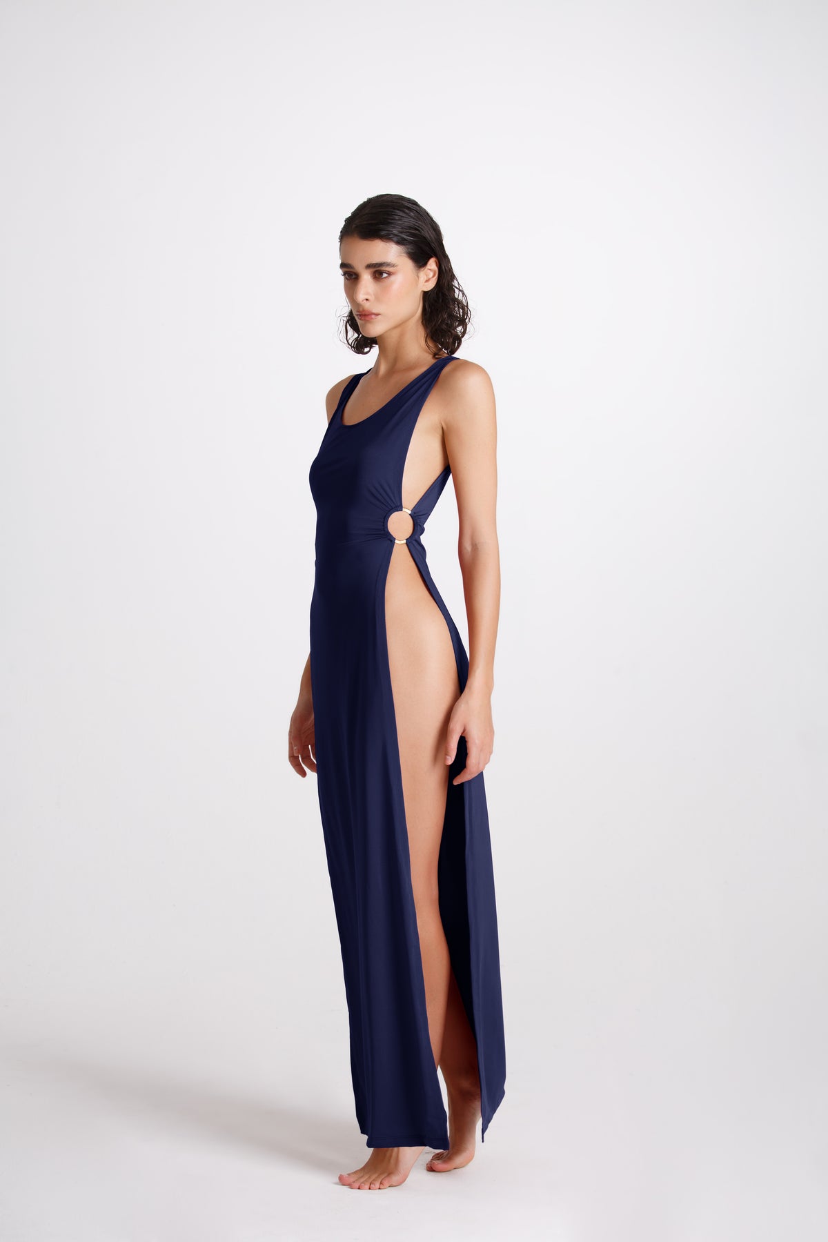 Vestito Lungo Marea Mare Blu