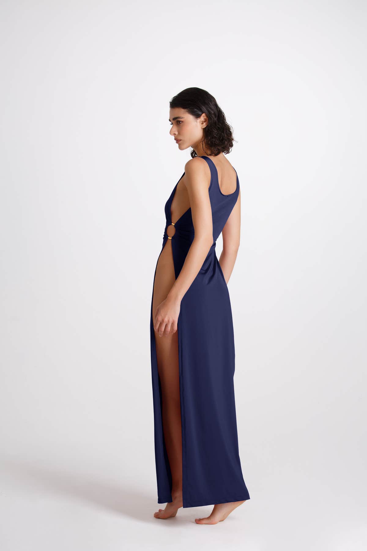 Vestito Lungo Marea Mare Blu