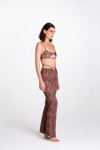 Pantalone Anello Zebrato Marrone