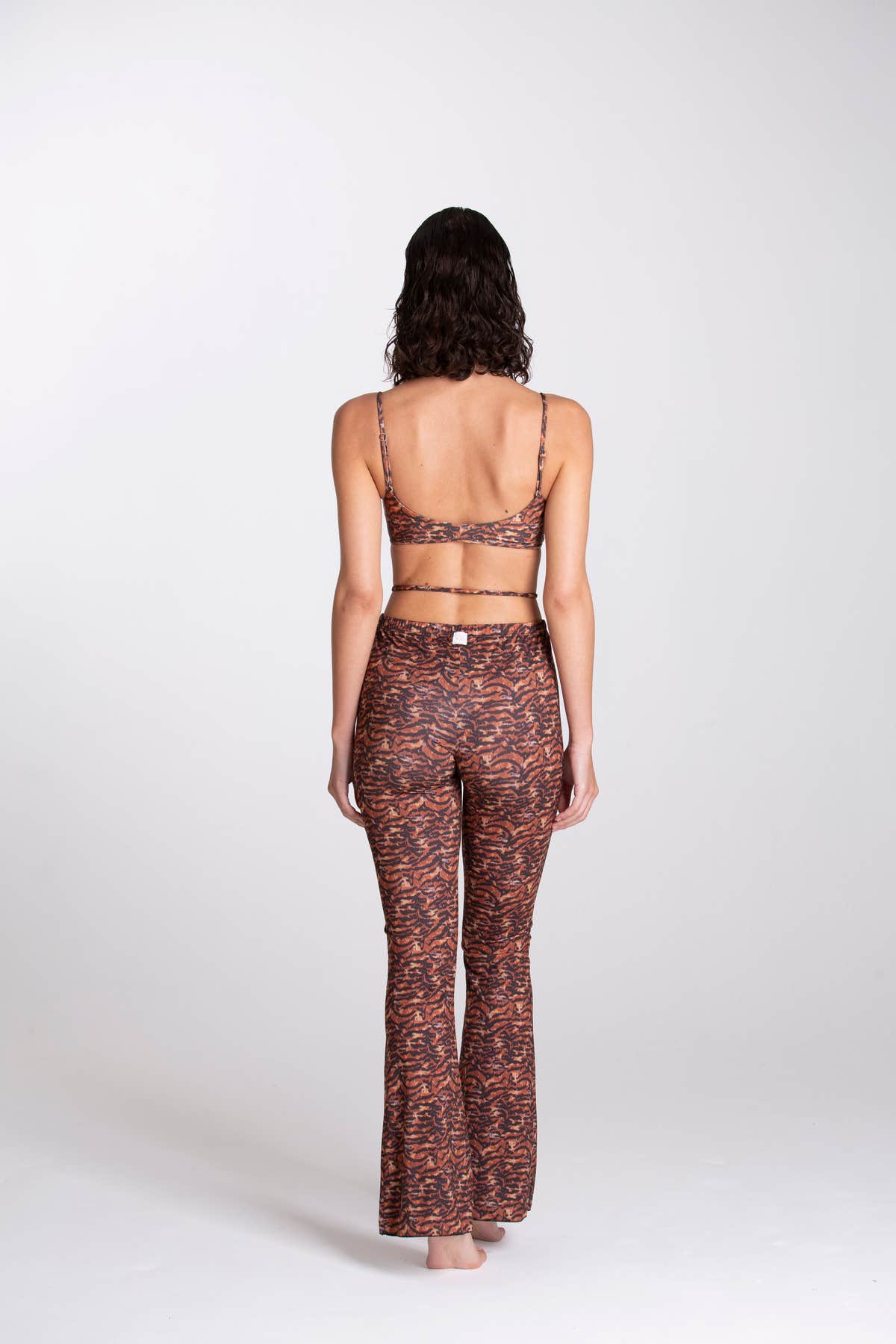 Brown Zebra Ring Pant