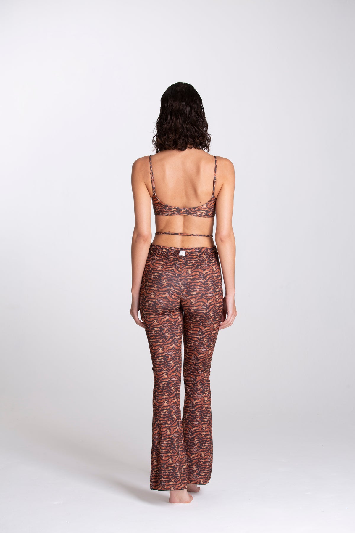 Pantalone Anello Zebrato Marrone