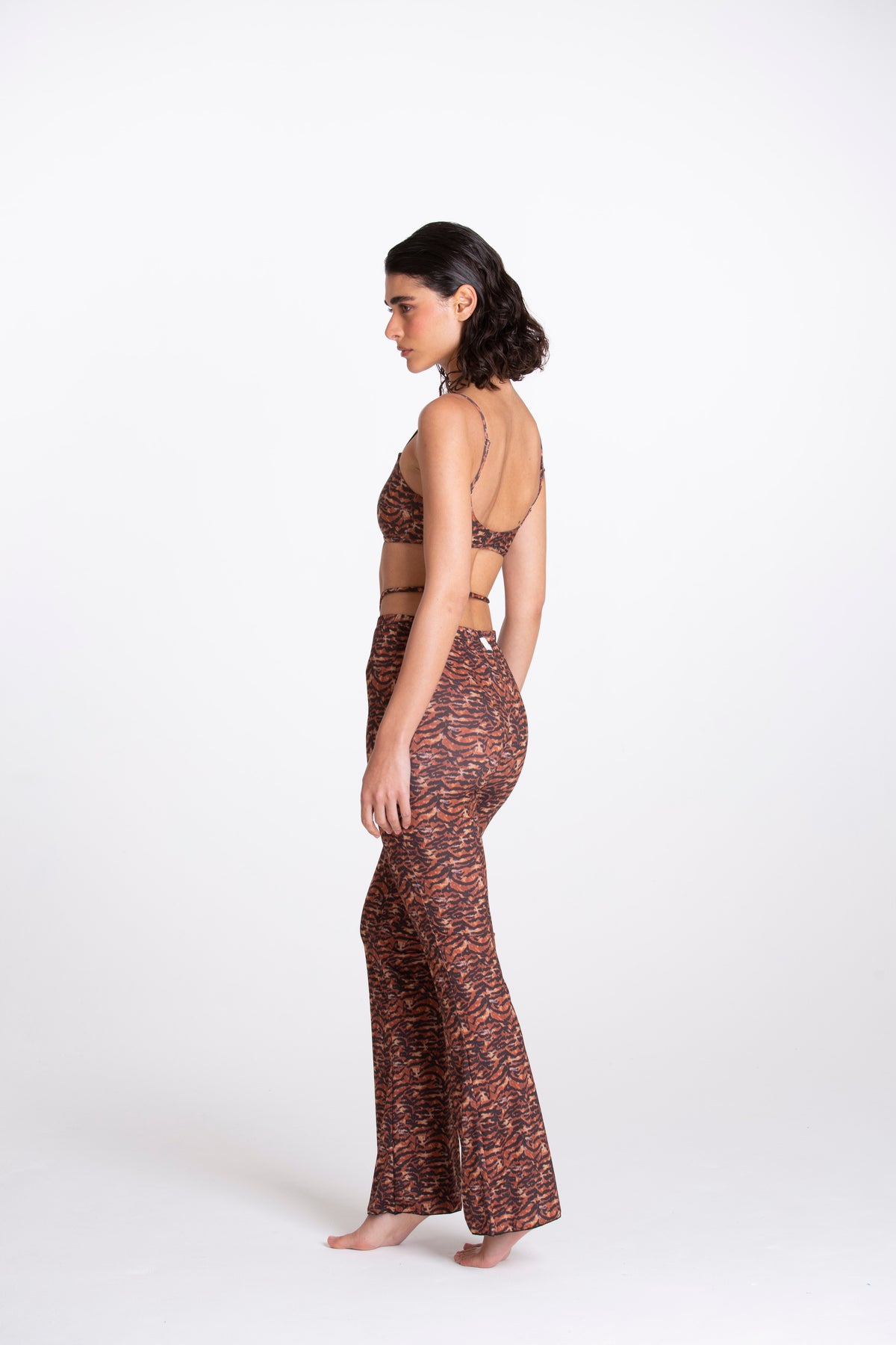 Pantalone Anello Zebrato Marrone