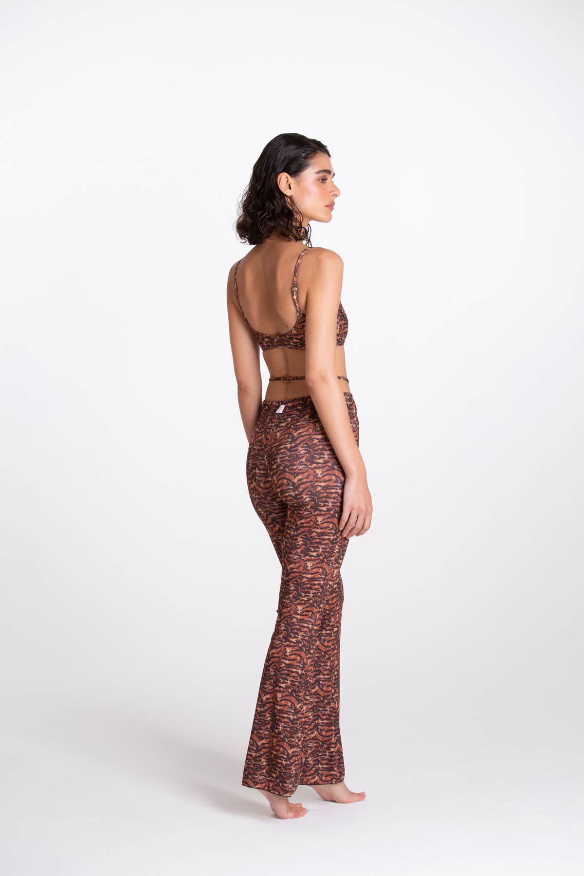Brown Zebra Ring Pant