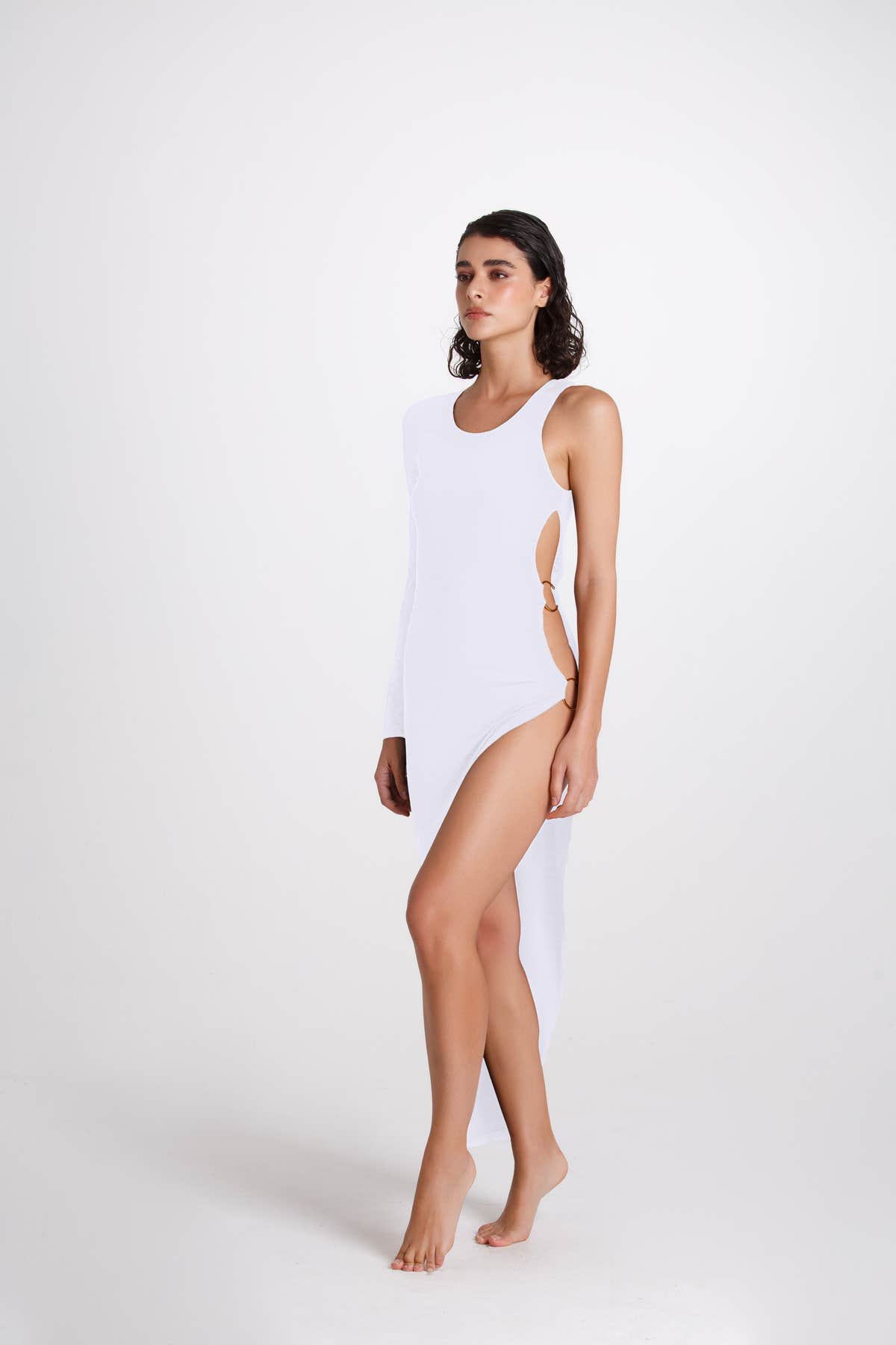Vestito lungo Sofia Bianco