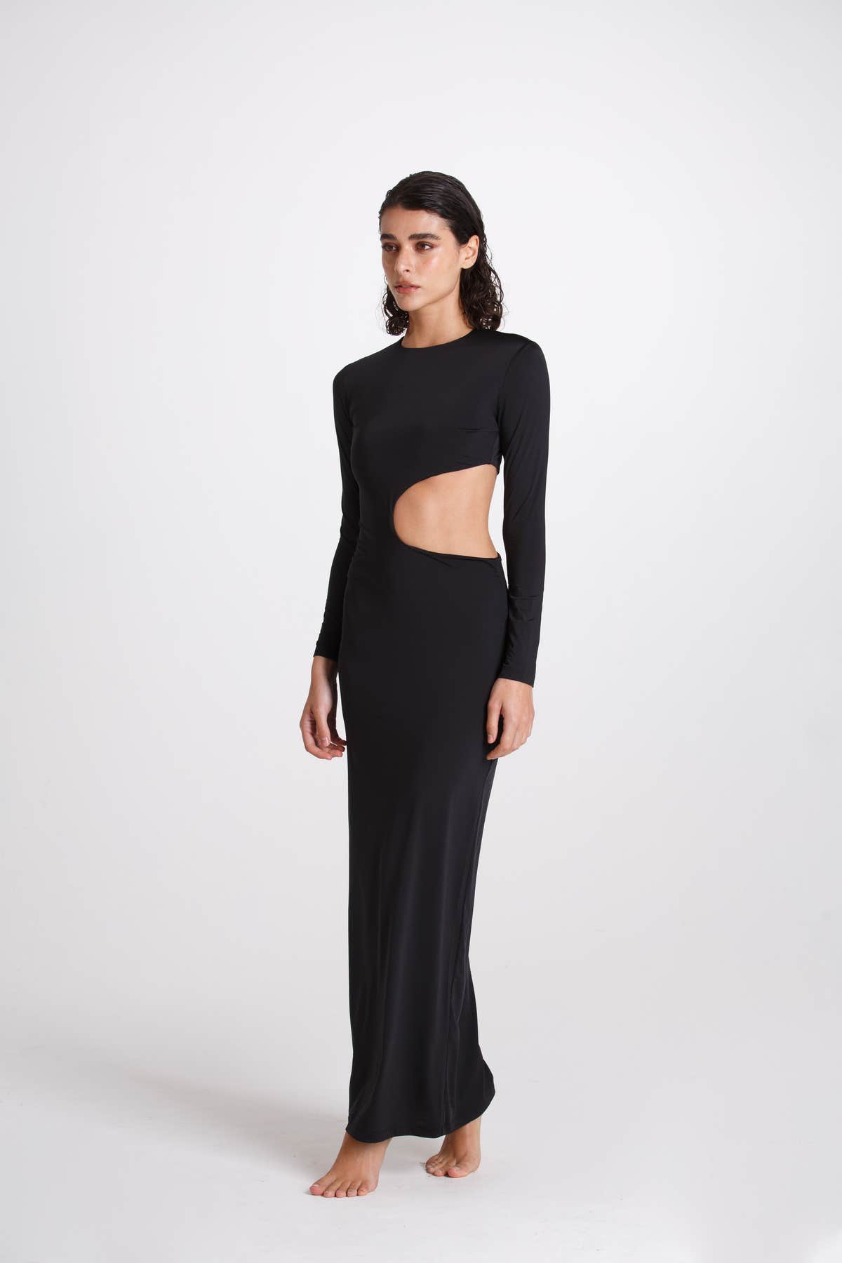Vestito Lungo Sara Nero