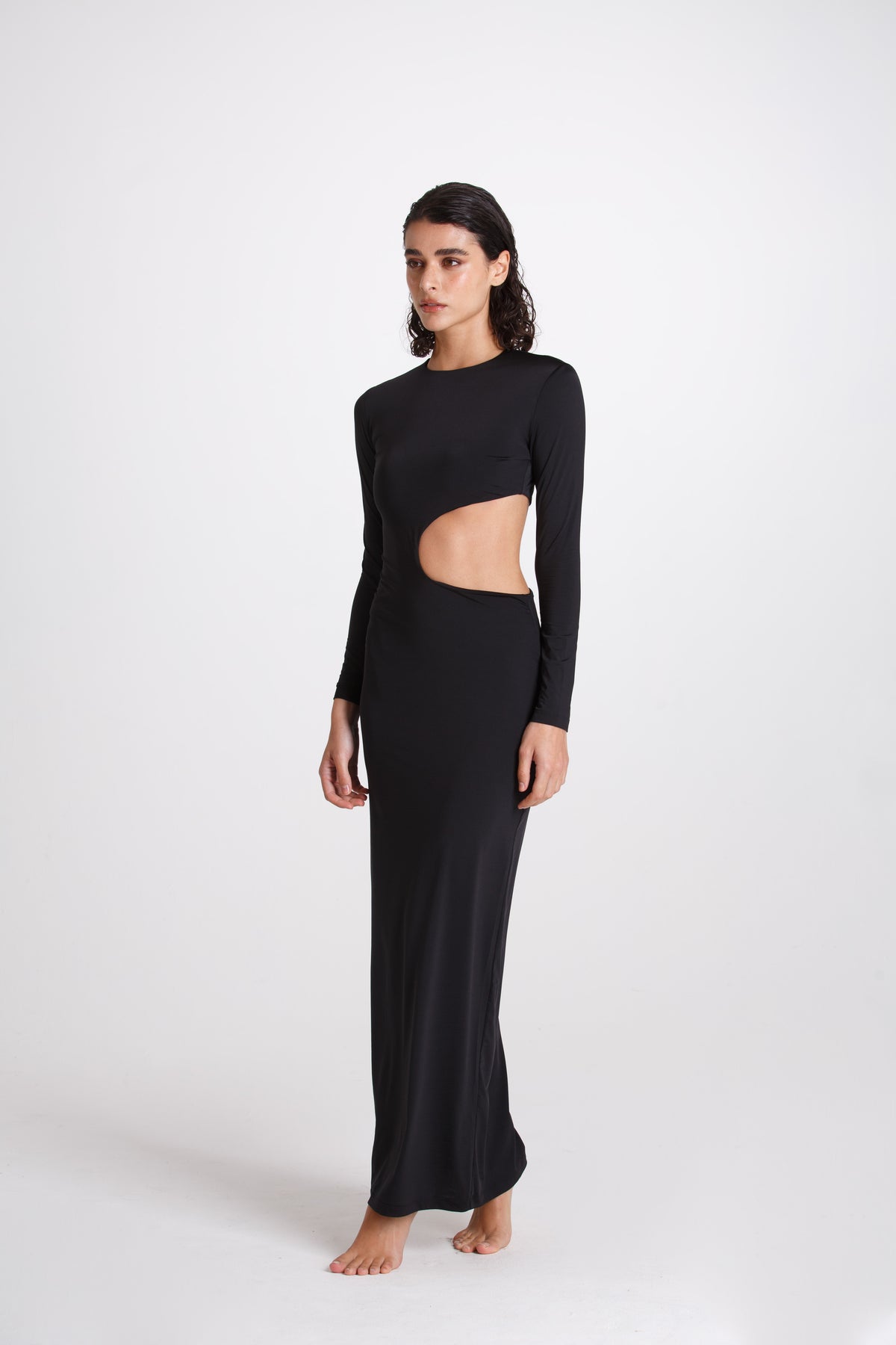 Vestito Lungo Sara Nero