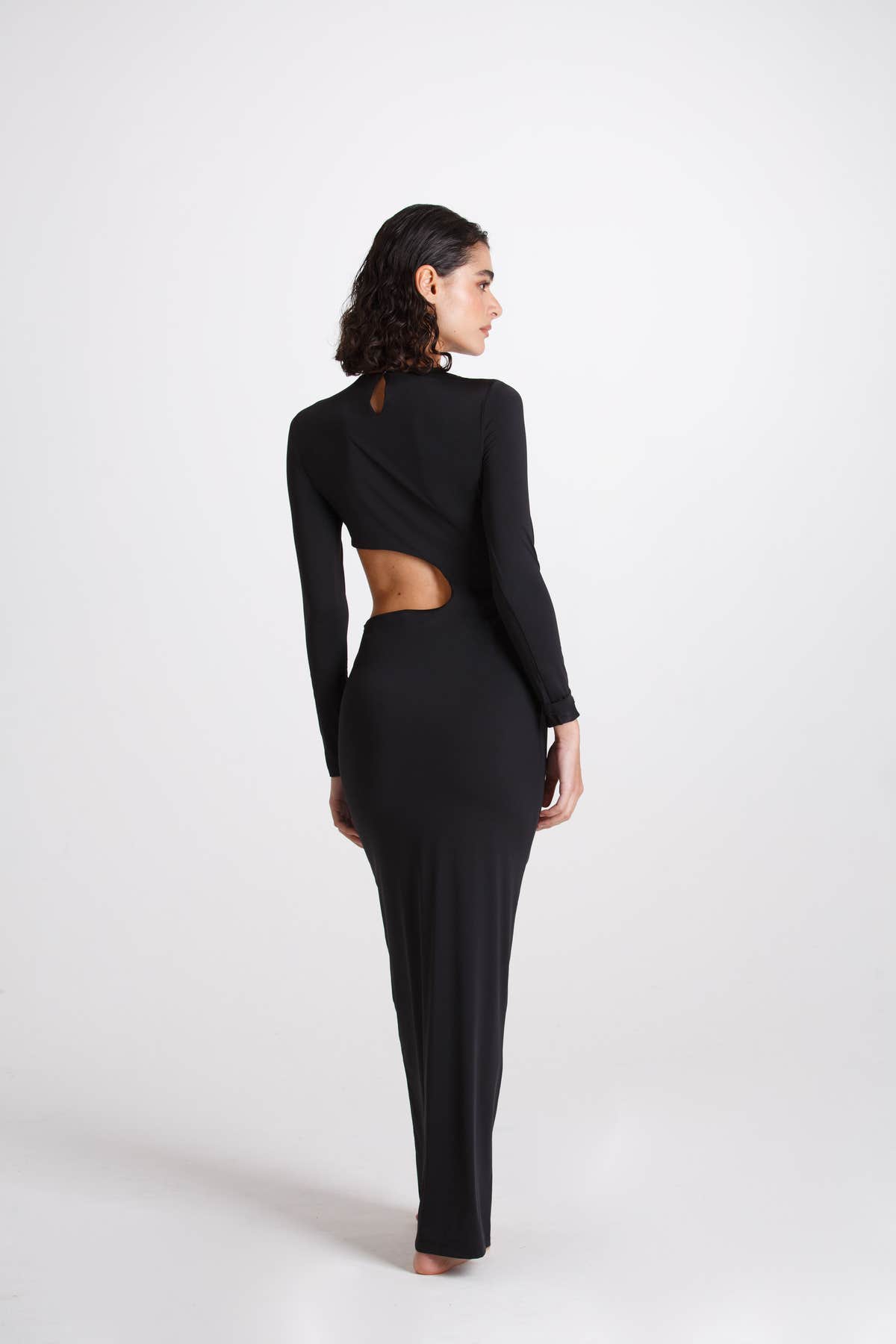 Vestito Lungo Sara Nero
