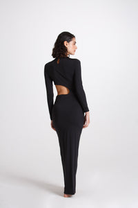 Vestito Lungo Sara Nero