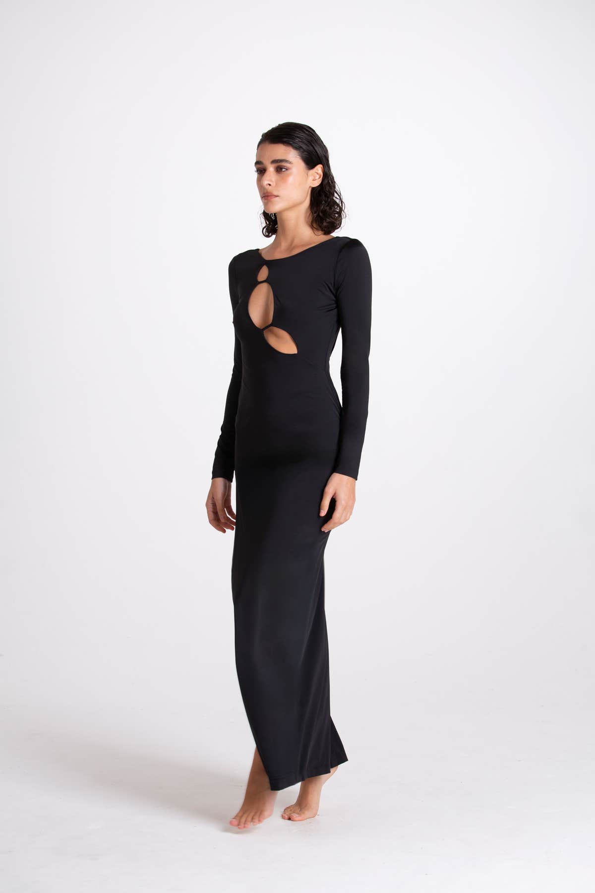 Vestito lungo Vittoria Nero
