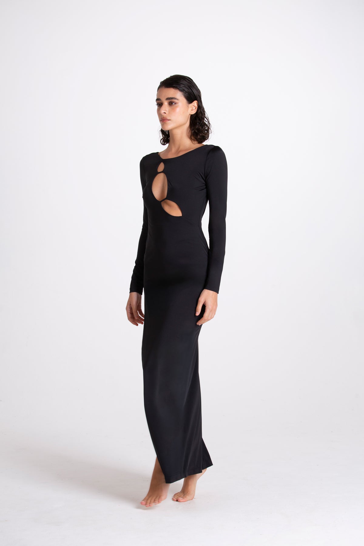 Vestito lungo Vittoria Nero