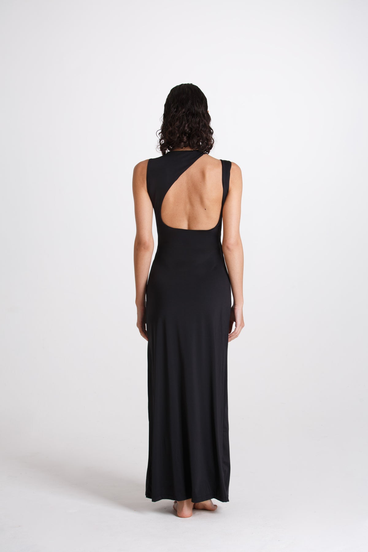 LONG CUT OUT DRESS