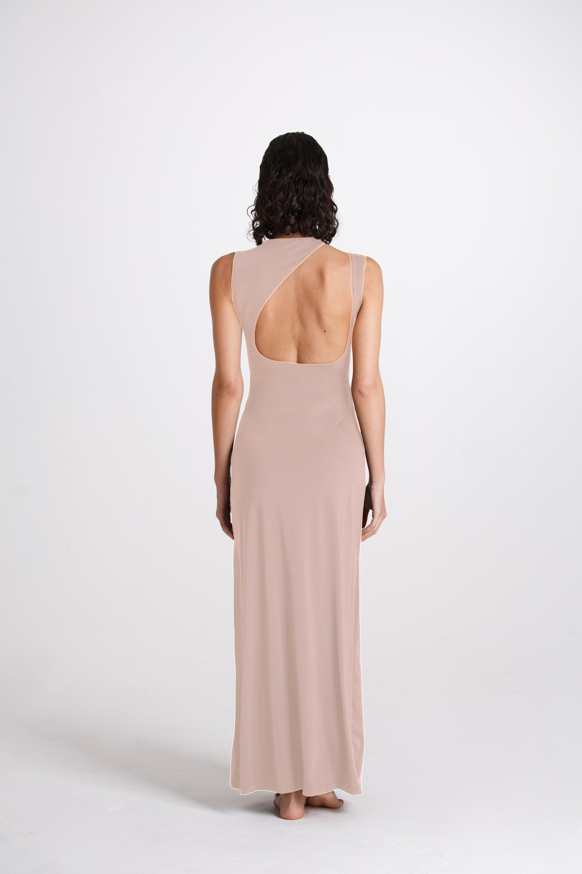 LONG CUT OUT DRESS