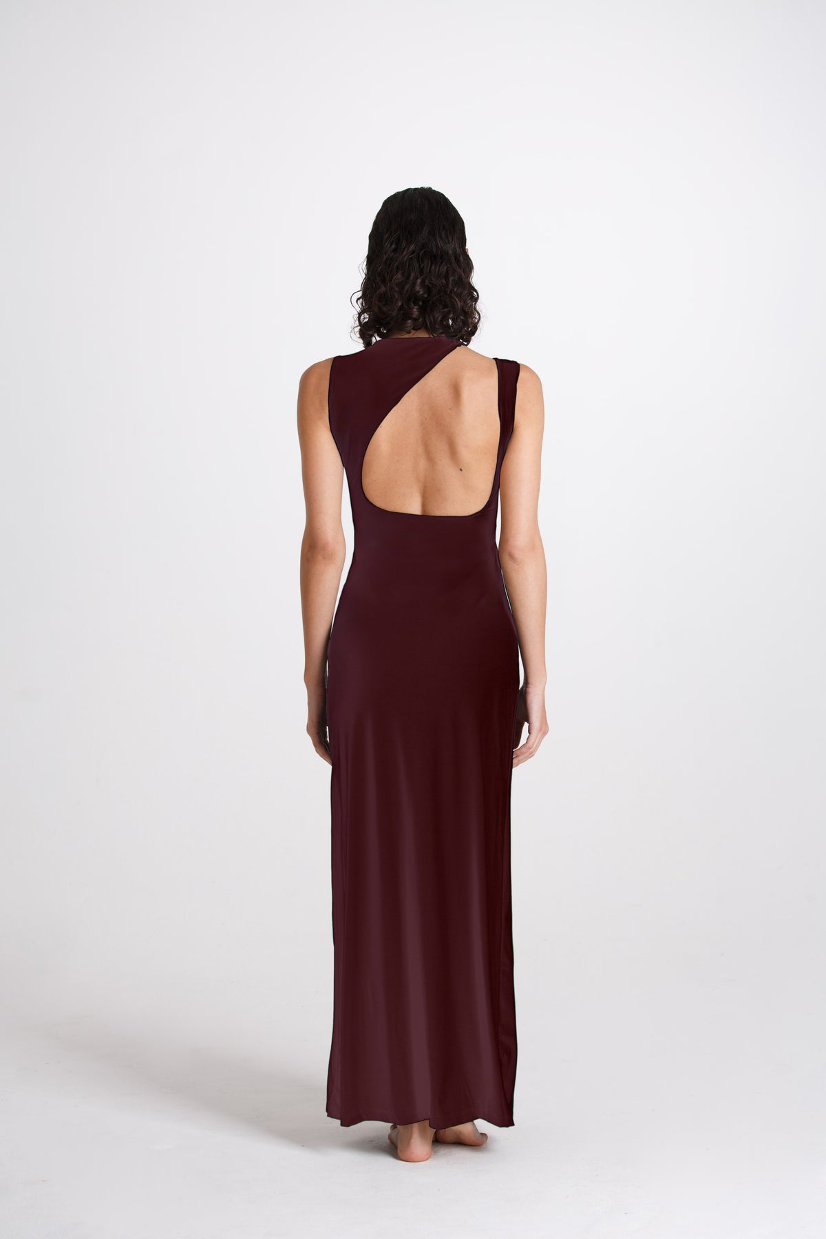 LONG CUT OUT DRESS