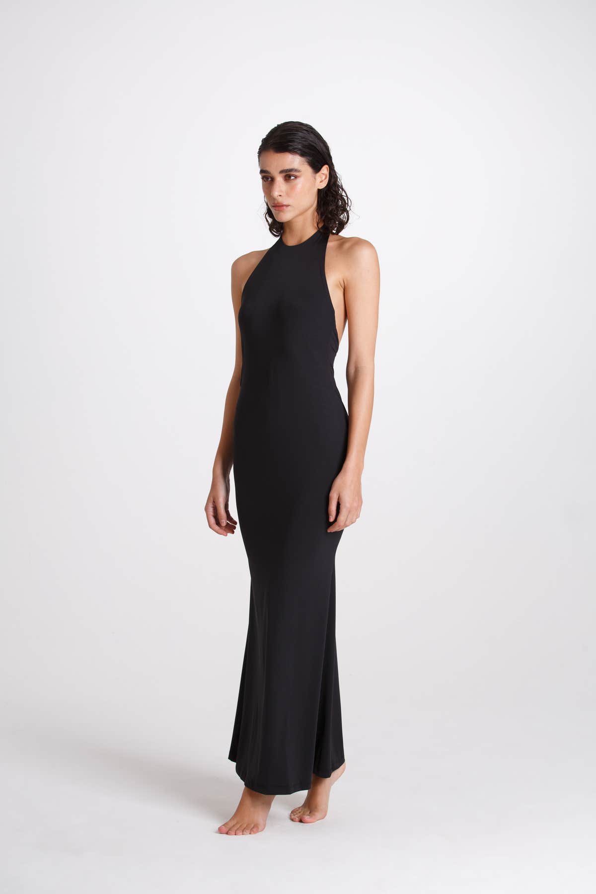 Vestito Lungo Elena Nero