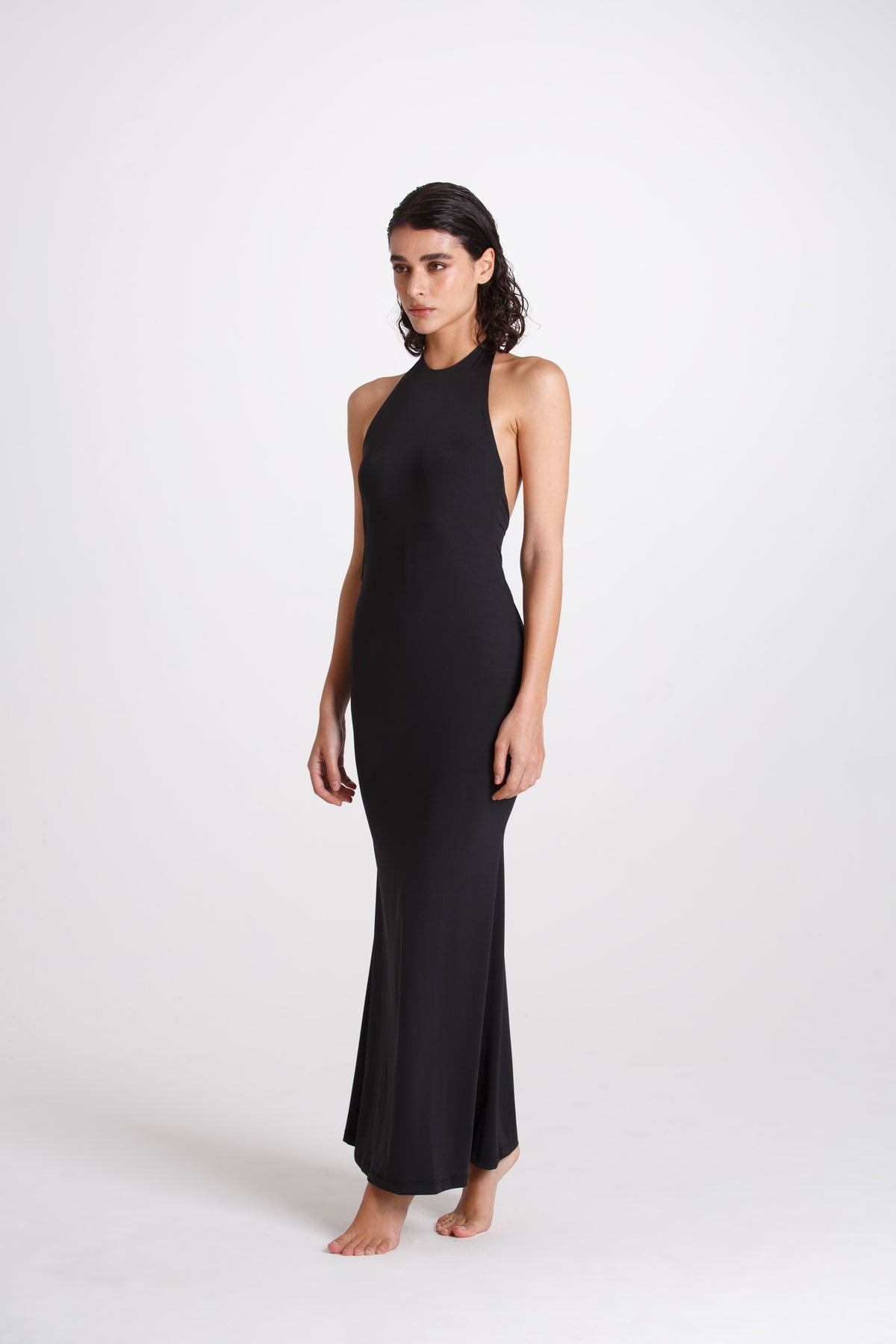 Vestito Lungo Elena Nero