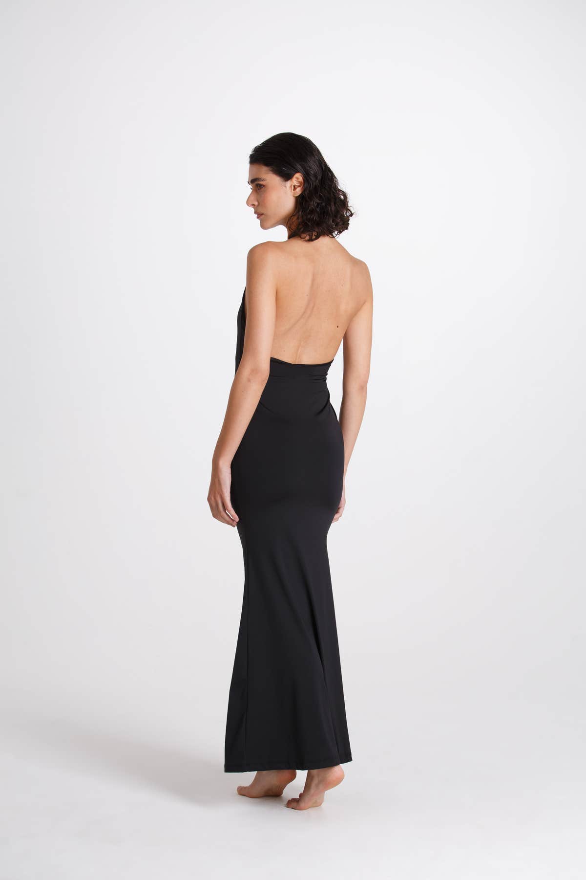 Vestito Lungo Elena Nero