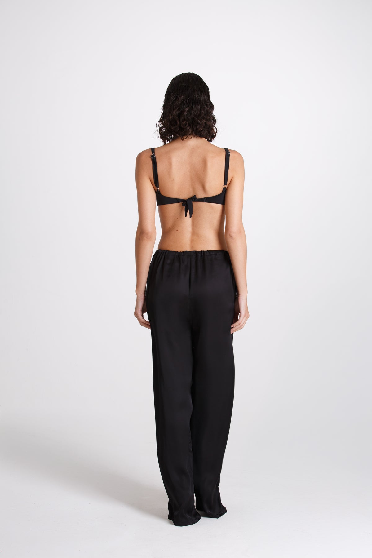 PANTALONE LINO BORDEAUX