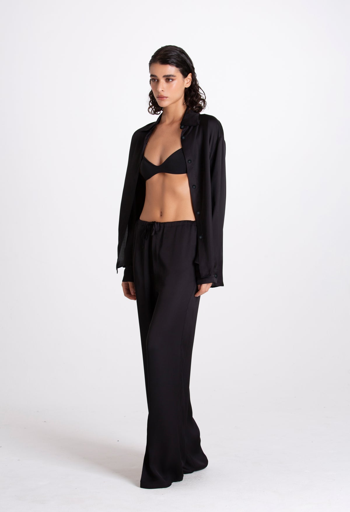 PANTALONE LINO BORDEAUX
